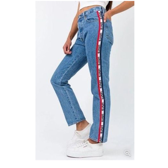 Levi's® Premium 501® ORIGINAL CROPPED WOMEN'S JEANS‎ Size 25 - Picture 1 of 10